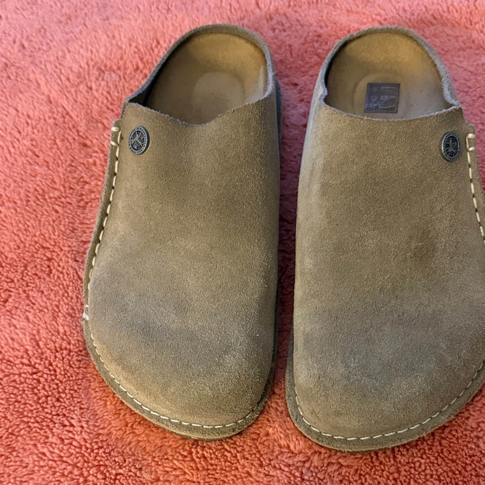 Birkenstock Women's Suede Slip-On Loafers - Brown - Lundry